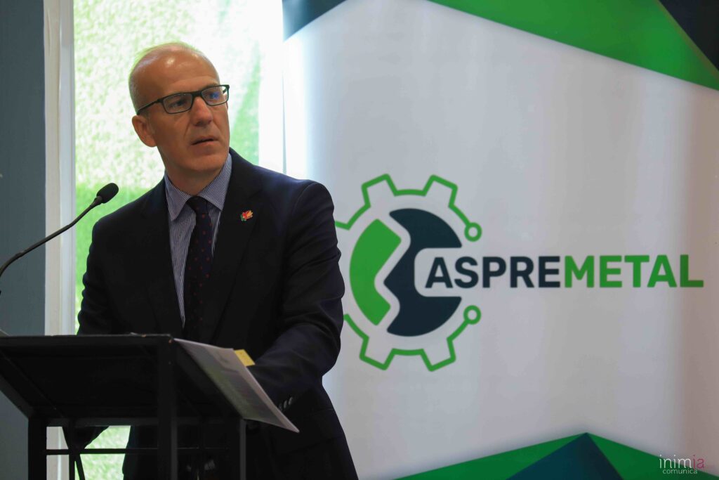 Francisco Pantín, presidente de Aspremetal